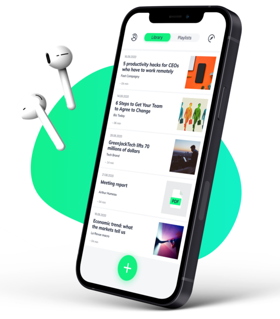 Smartphone with elocance app